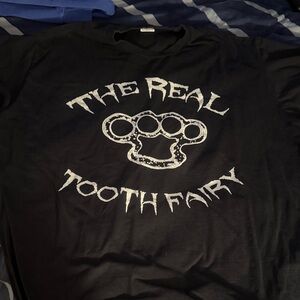 Black Graphic T-Shirt The Real Toothfairy XXL